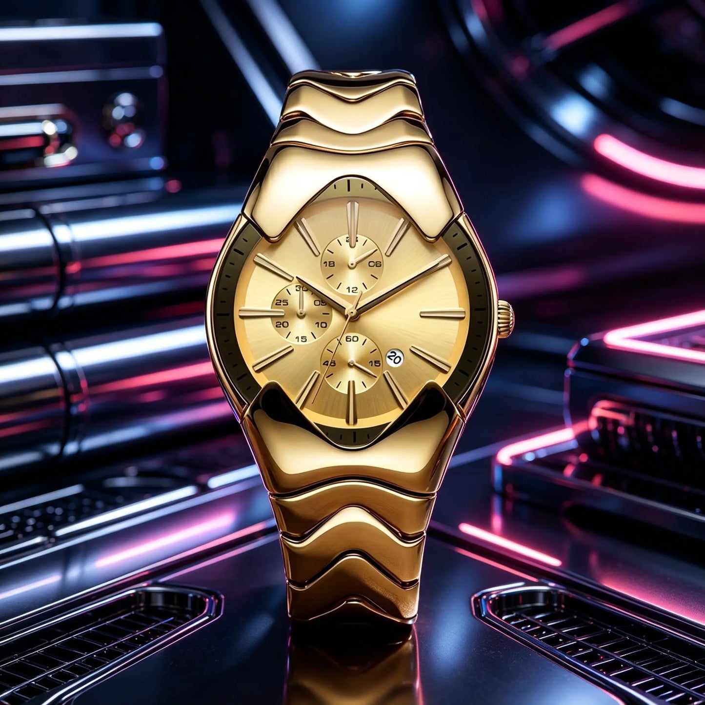 【DealsForYouDays】Millennium Y2K Style Sports Watch, New Men’s Wormhole Concept Timepiece, High‑End Business Waterproof Men’s Watch