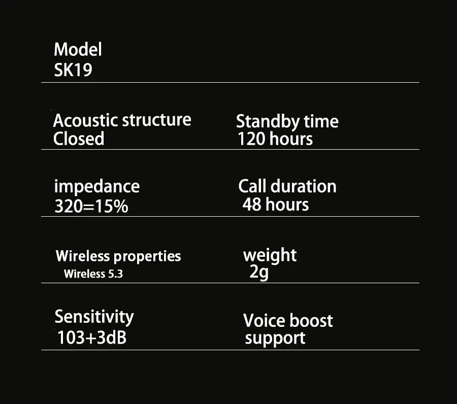 MSHUKCOE SK19 This year's new model - ultra-small invisible sleep earplugs | 0.08 ounces, suitable for side sleepers, with noise cancellation function - 25-hour battery life! Discreet Office Earbuds in-ear summerwins Gift Privacy Gift Silicone Lightweight