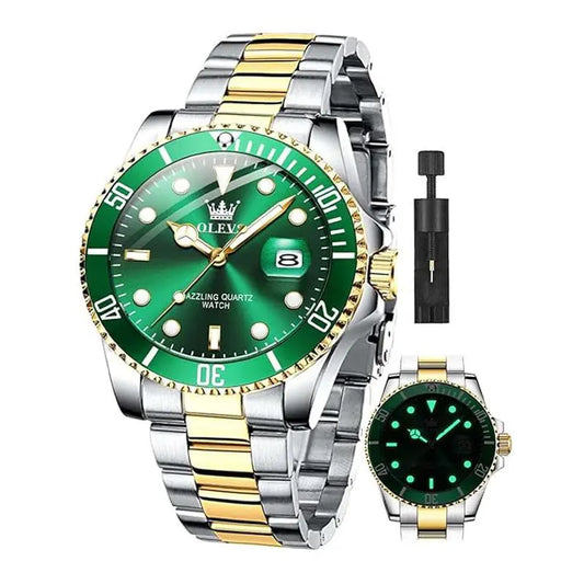 Graduation gift idea Man for watches Stainless Steel Waterproof Luminous Date Casual Watch