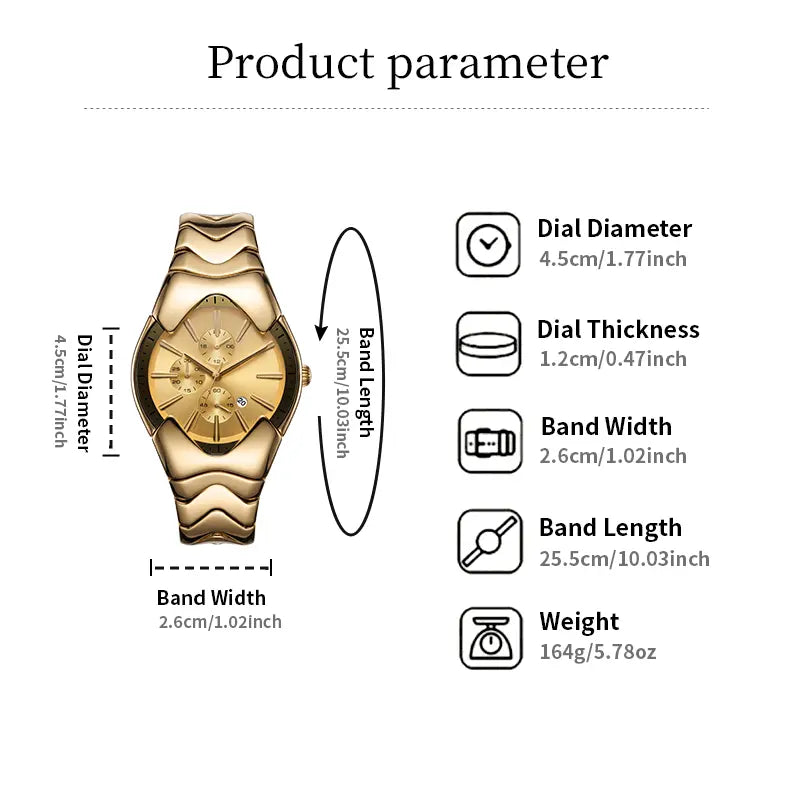 【DealsForYouDays】Millennium Y2K Style Sports Watch, New Men’s Wormhole Concept Timepiece, High‑End Business Waterproof Men’s Watch