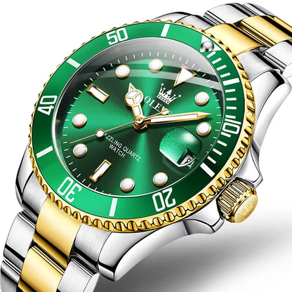Graduation gift idea Man for watches Stainless Steel Waterproof Luminous Date Casual Watch