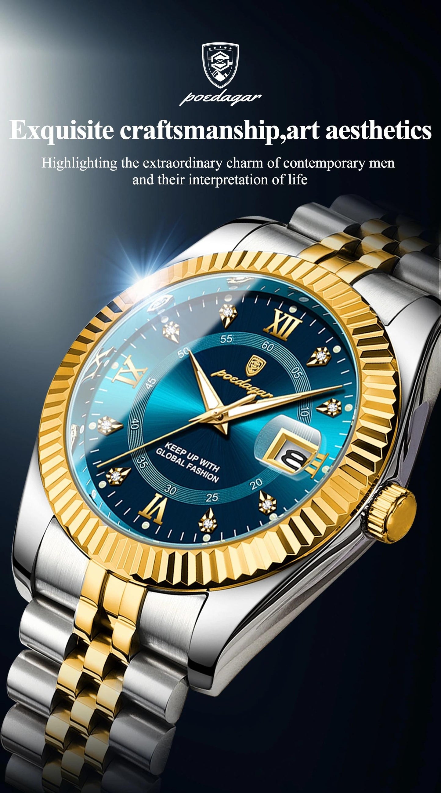 Men's Round Dial Quartz Watch, Business Fashion Watches for Party, Trendy All-match & Exquisite Watch for Birthday Gift with Box, Modern Fashionable Wristwatch, Fashionable Stylish Watch