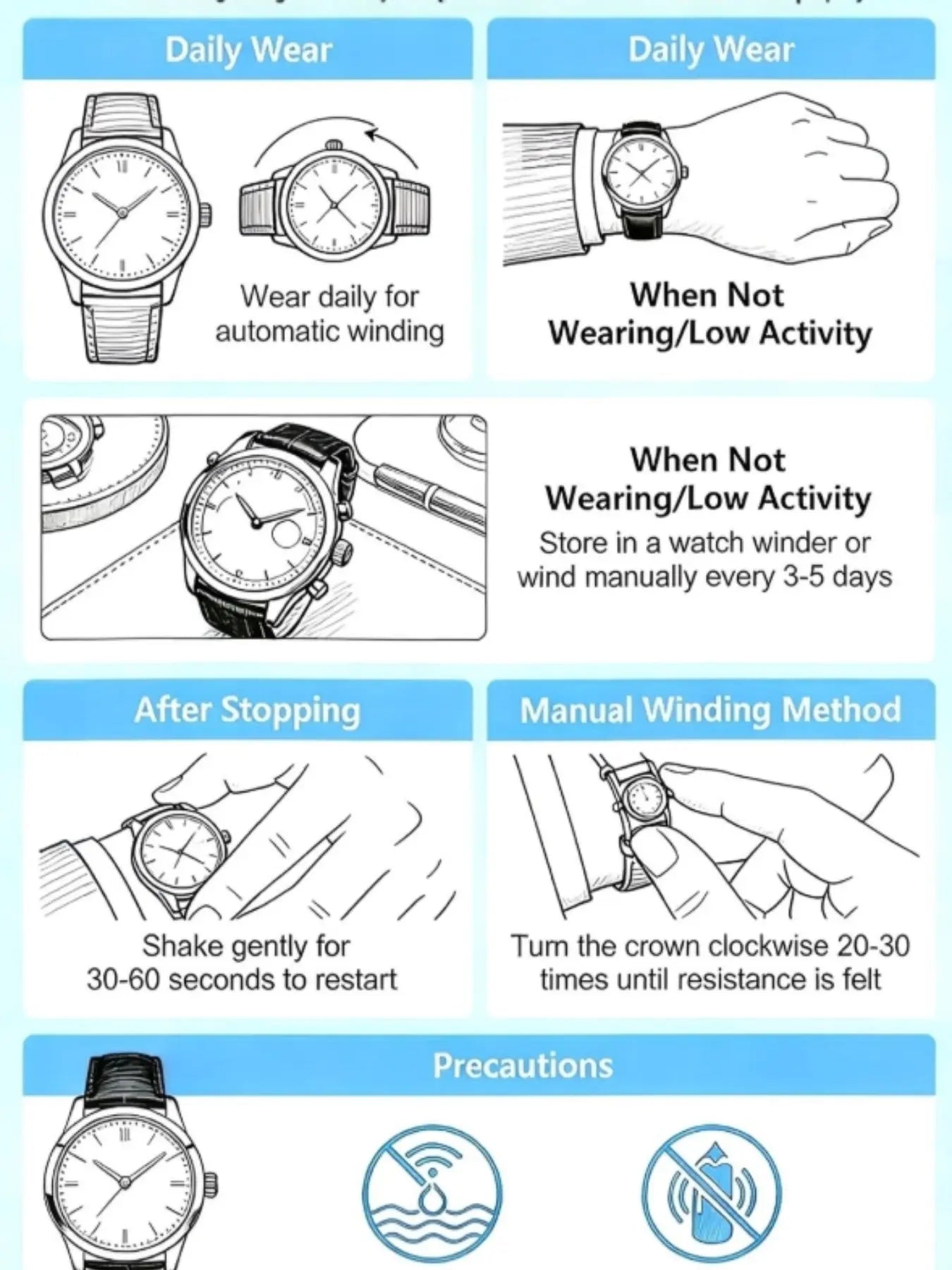 Business Fashion Round Dial Leather Strap Analog Mechanical Watch, Vintage All-match Buckle Automatic Wristwatch for Gift, Luminous Spring Pointer Design Watch with Box, Automatic Watches, National Day Offers, Mechanical Style Watches