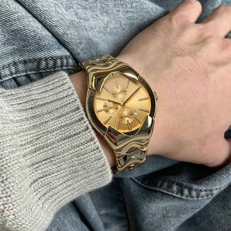 【DealsForYouDays】Millennium Y2K Style Sports Watch, New Men’s Wormhole Concept Timepiece, High‑End Business Waterproof Men’s Watch