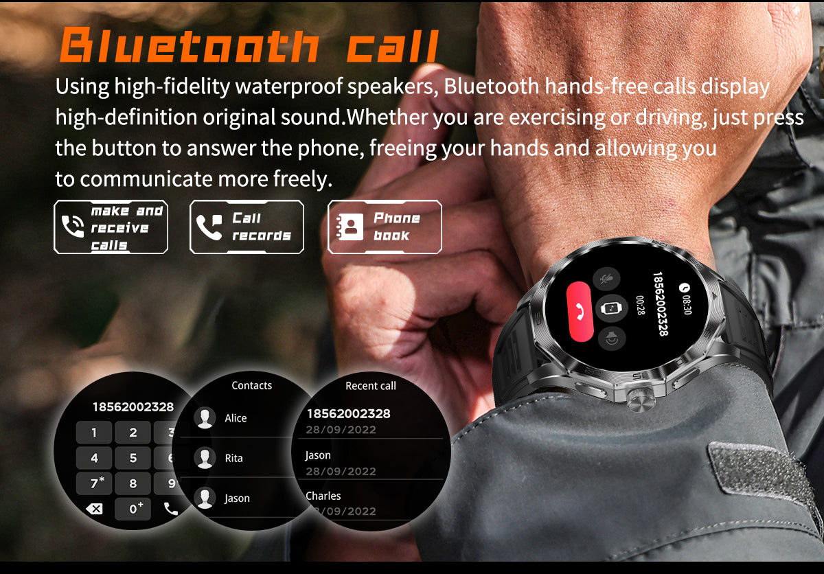Multifunctional Smartwatch, Fashion Digital Sports Watch for Women and Men, Waterproof Fitness Tracker