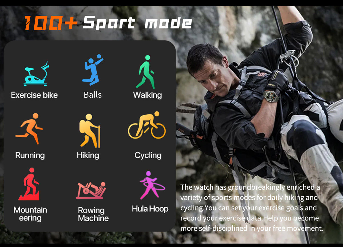 Multifunctional Smartwatch, Fashion Digital Sports Watch for Women and Men, Waterproof Fitness Tracker