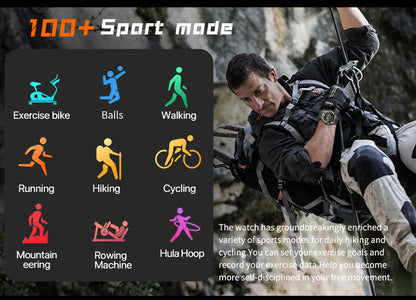 Multifunctional Smartwatch, Fashion Digital Sports Watch for Women and Men, Waterproof Fitness Tracker