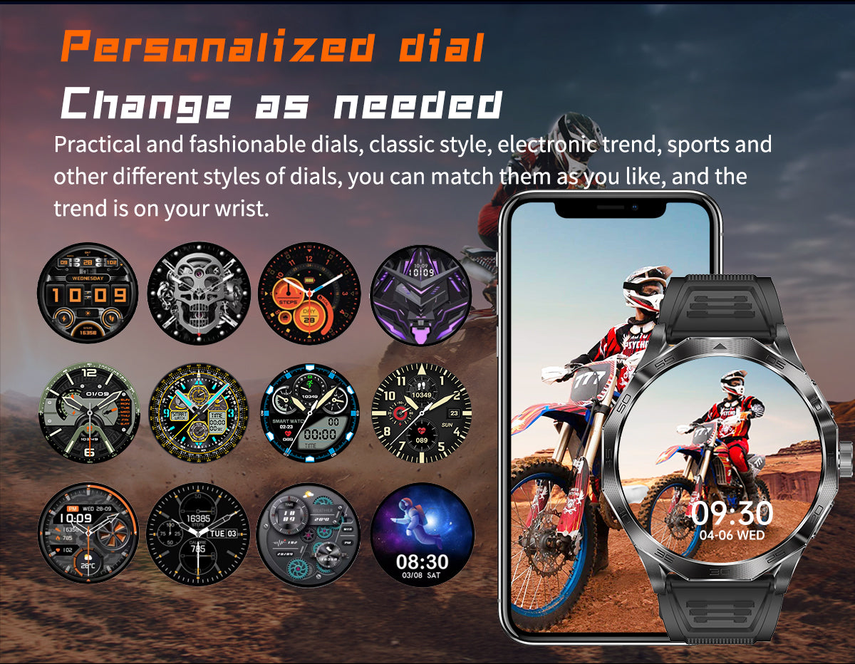 Multifunctional Smartwatch, Fashion Digital Sports Watch for Women and Men, Waterproof Fitness Tracker