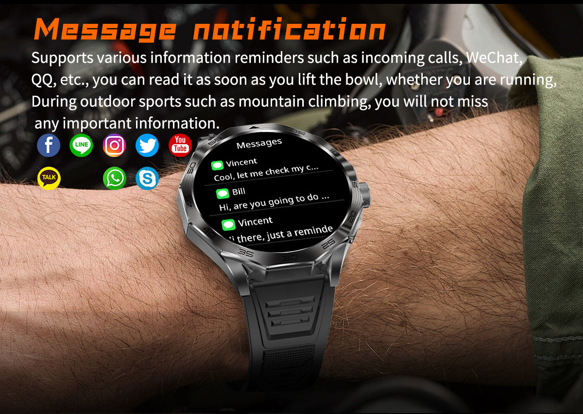 Multifunctional Smartwatch, Fashion Digital Sports Watch for Women and Men, Waterproof Fitness Tracker