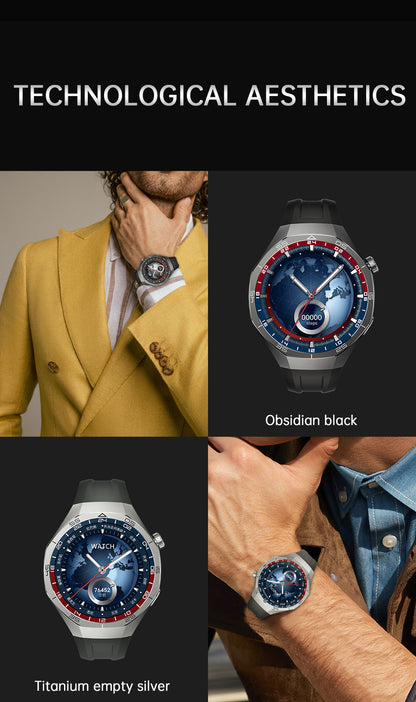 C15 Pro Multifunctional Men's Outdoor Sports Smartwatch with Heart Rate & Blood Pressure Monitoring