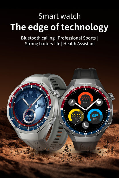 C15 Pro Multifunctional Men's Outdoor Sports Smartwatch with Heart Rate & Blood Pressure Monitoring