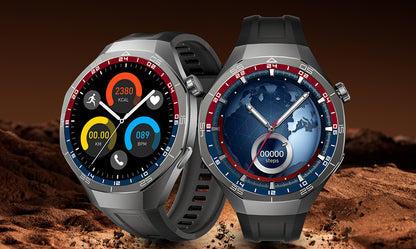 C15 Pro Multifunctional Men's Outdoor Sports Smartwatch with Heart Rate & Blood Pressure Monitoring