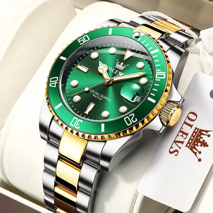 Graduation gift idea Man for watches Stainless Steel Waterproof Luminous Date Casual Watch