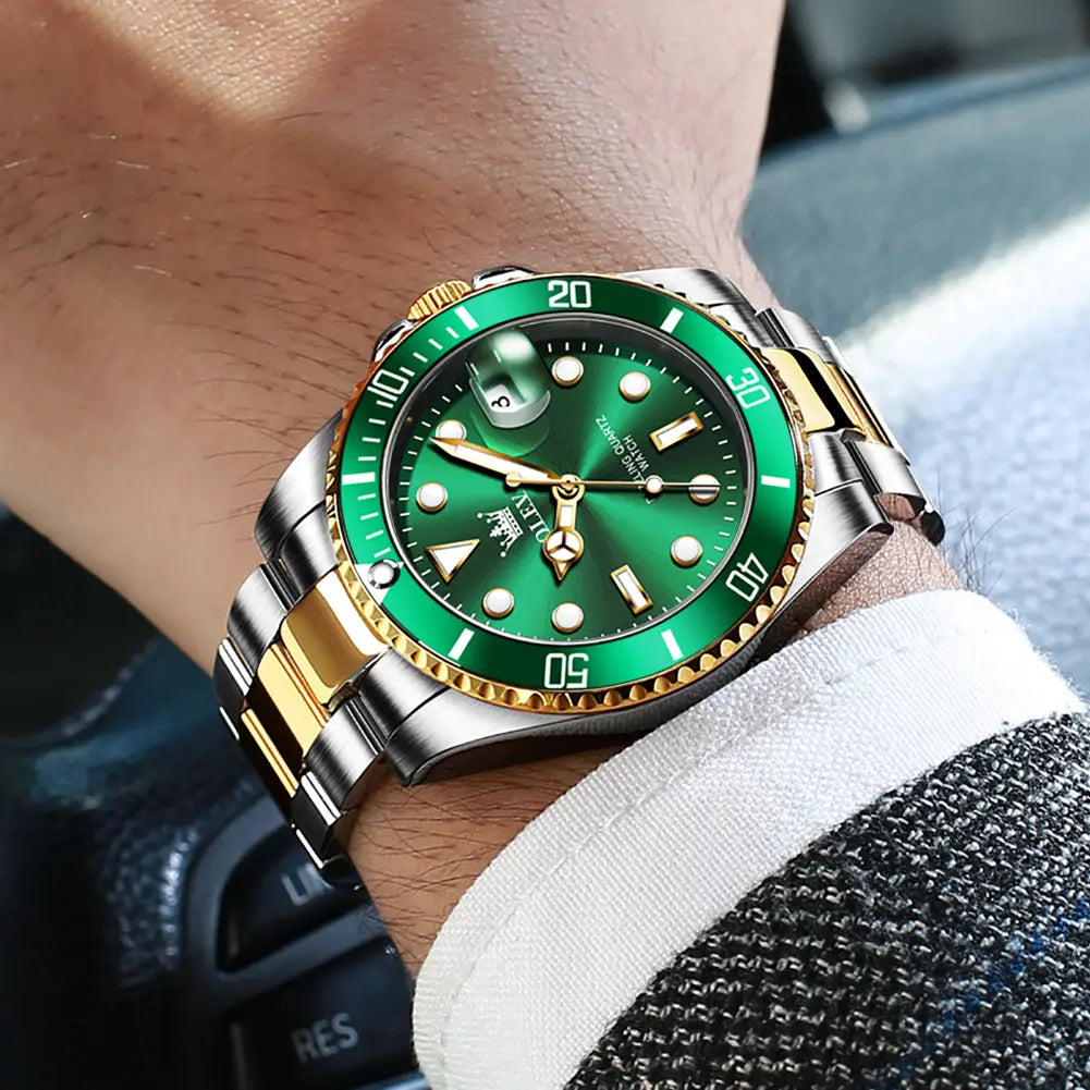 Graduation gift idea Man for watches Stainless Steel Waterproof Luminous Date Casual Watch