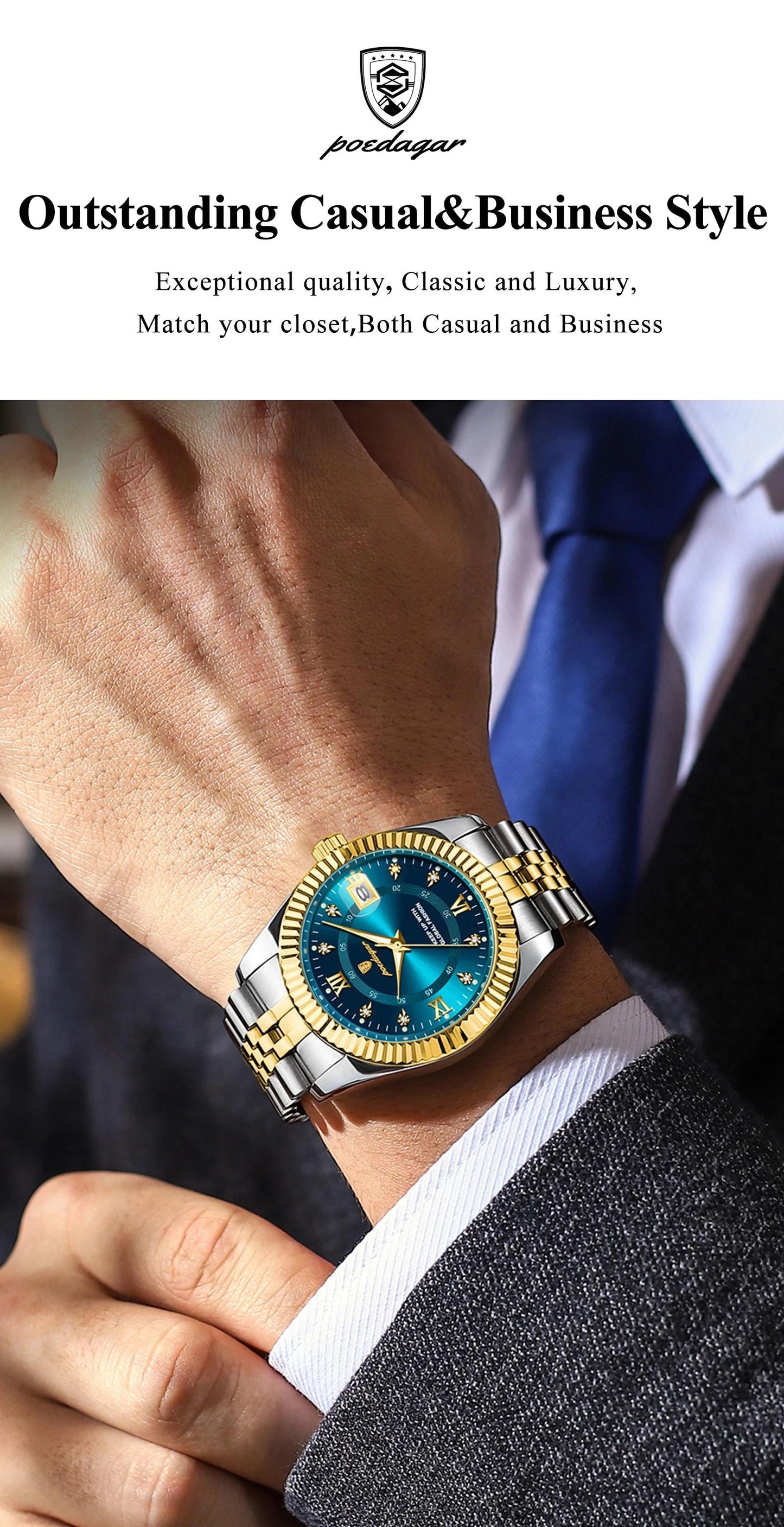 Men's Round Dial Quartz Watch, Business Fashion Watches for Party, Trendy All-match & Exquisite Watch for Birthday Gift with Box, Modern Fashionable Wristwatch, Fashionable Stylish Watch