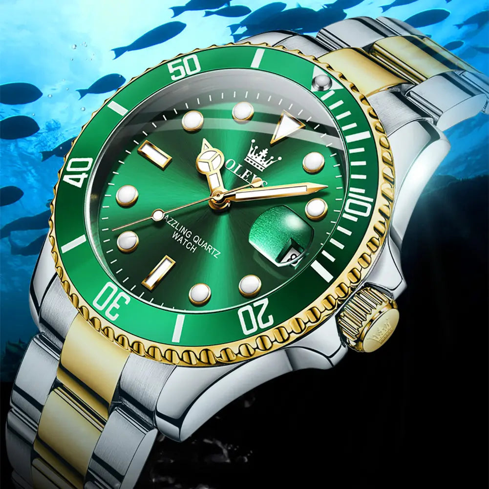 Graduation gift idea Man for watches Stainless Steel Waterproof Luminous Date Casual Watch