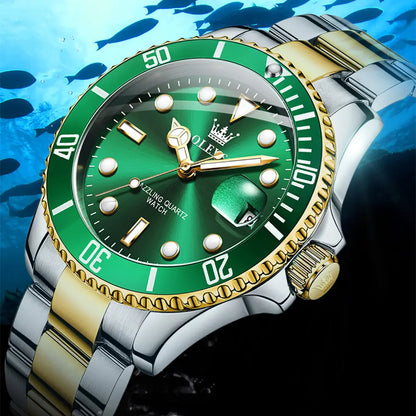 Graduation gift idea Man for watches Stainless Steel Waterproof Luminous Date Casual Watch
